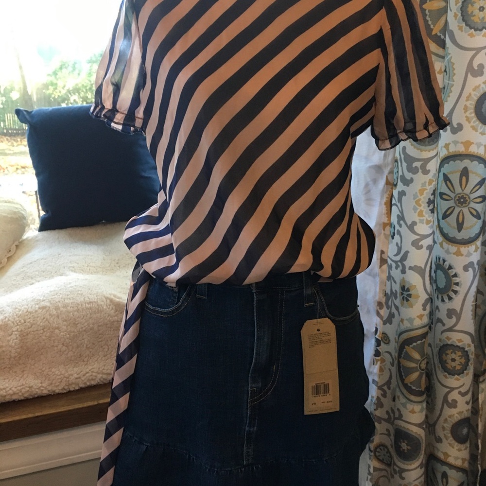 Levi’s denim skirt...